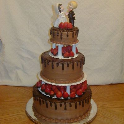 Chocolate Wedding Cake