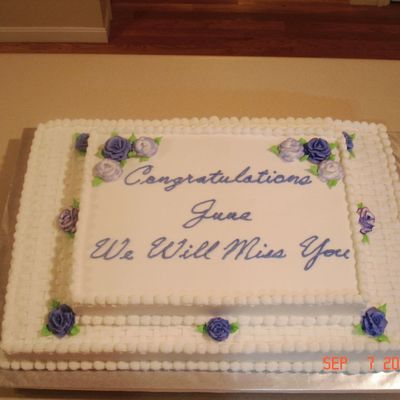 Retirement Cake
