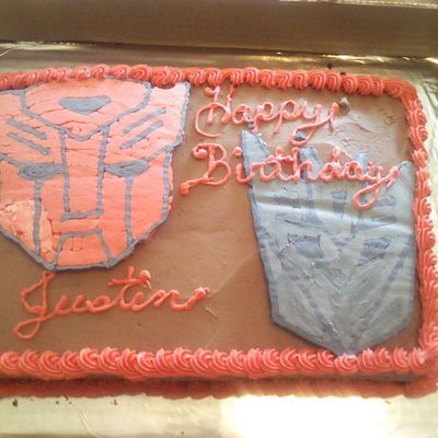 Transformer Cake