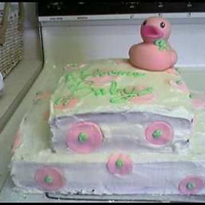 Baby Shower Pink Poka-Dots