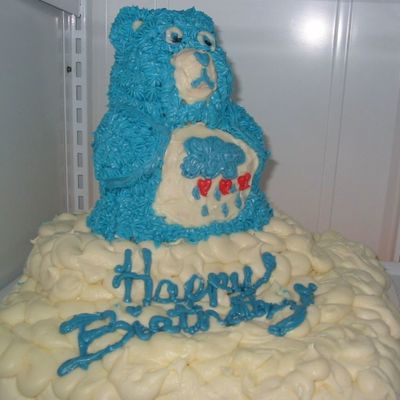 Grumpy Bear Cake