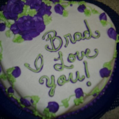 Husband's Valentines Cake