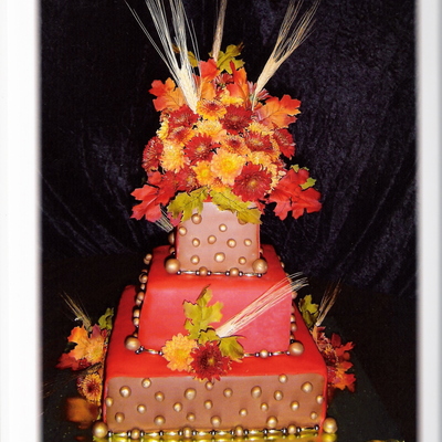 Autumn Wedding Cake