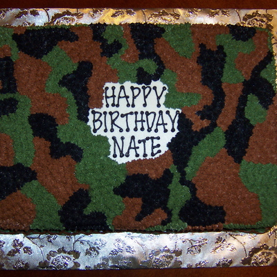 Camo Cake