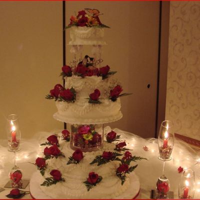 Penguins And Red Roses