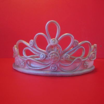 Gumpaste Silver Tiara