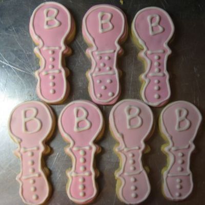 Pink Rattle Cookies