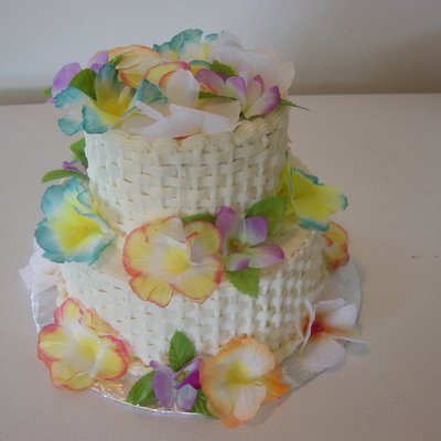 Hawaiian Themed Cake