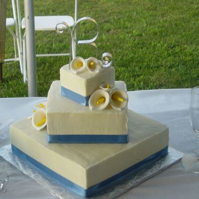 Squre Wedding Cake