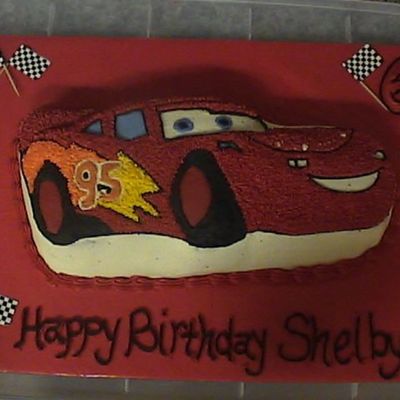 Mcqueen Car Cake