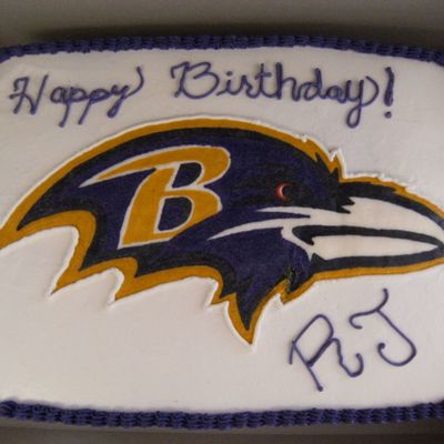 Baltimore Ravens Birthday Cake