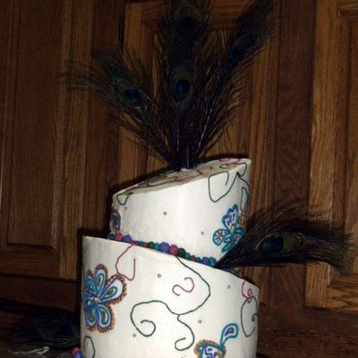 Topsy-Turvy Paisley Peacock