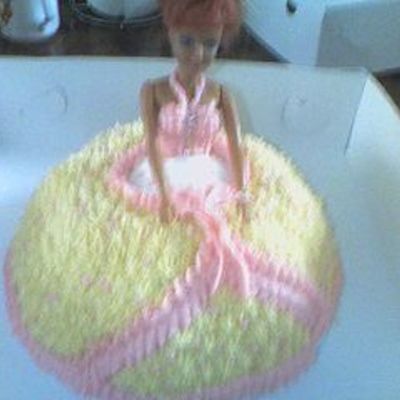 Birthday Doll Cake.