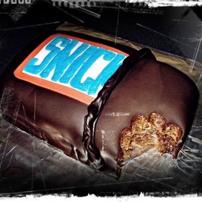 Snickers Birthday Cake