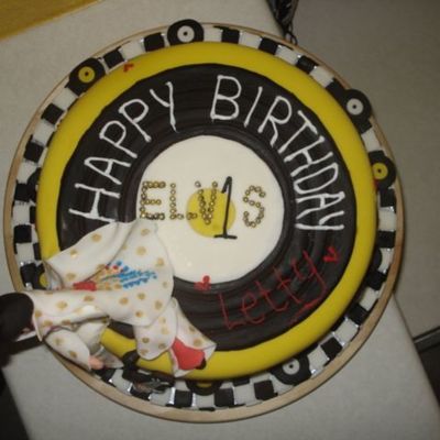 Elvis Presley Birthday Cake