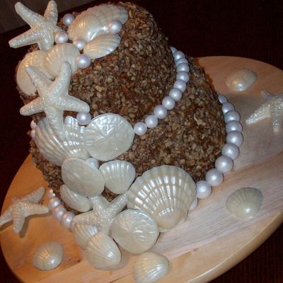 Anniversary Beach Cake