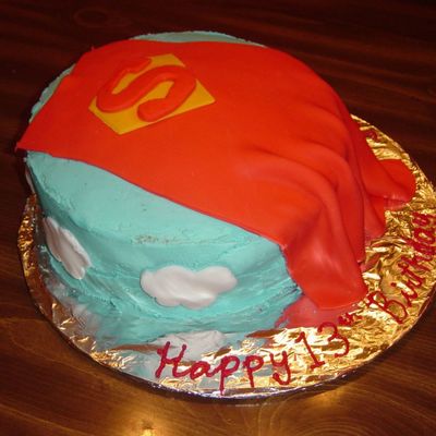 Superman Cake