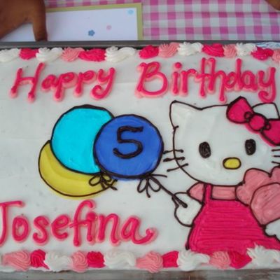 Hello Kitty Birthday Cake
