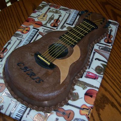 Guitar Cake