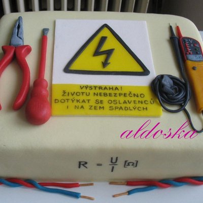 Cake For Electrician