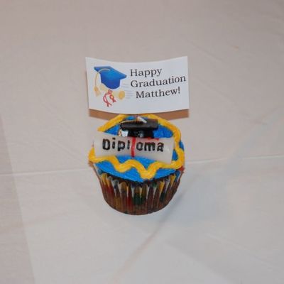 Preschool Graduation Cupcake
