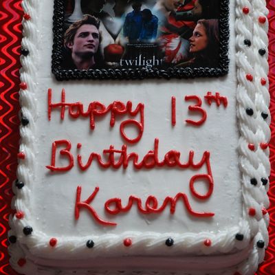Twilight Birthday Cake