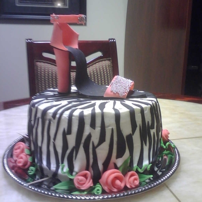 High Heel Shoe Cake