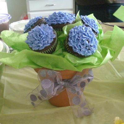 Cupcake Flower Pots