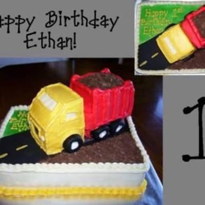 Dump Truck Cake