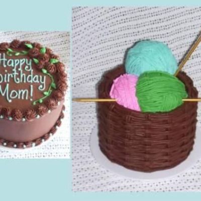 Knitting Basket For Mom