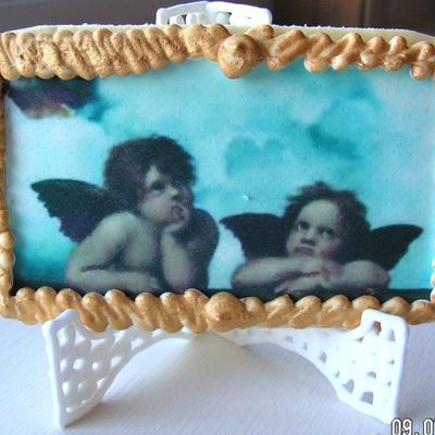 Edible Image Angel Artwork