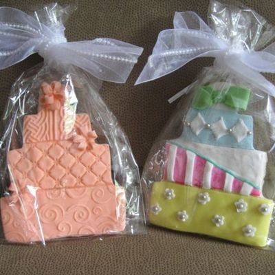 Fondant Wedding Cookies