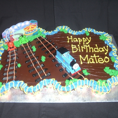 Thomas The Train Cupcakes