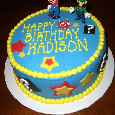 Kadison's Mario Cake