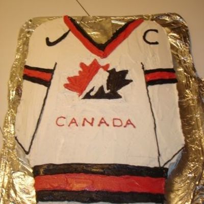 Team Canada Hockey Jersey Cake