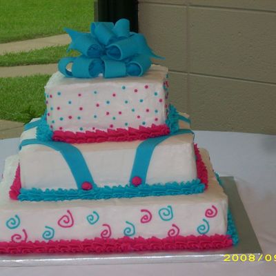 Non Traditional Wedding Cake For One Of My Best Friends