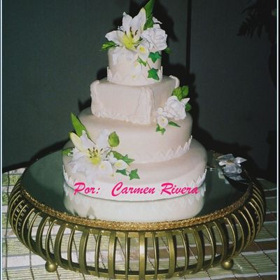 Pasta Laminada/lirios Cala Y Rosas