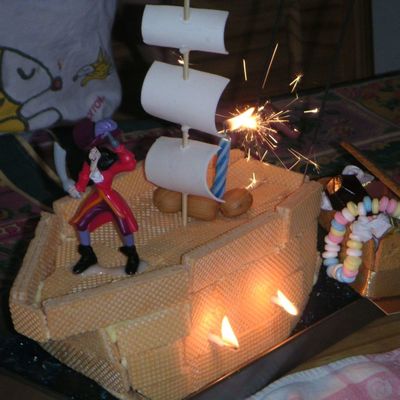 Pirate Ship Cake