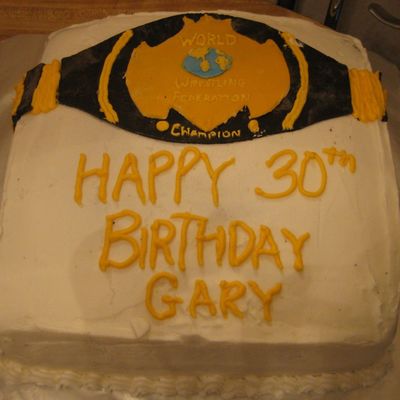 Wwe Birthday Cake