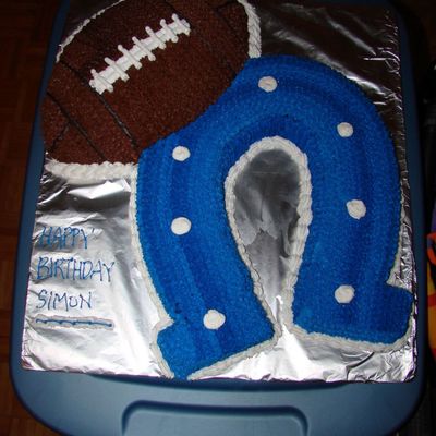 Birthday Colts Cake