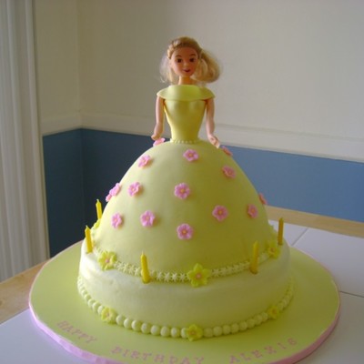 Barbie Doll Cake