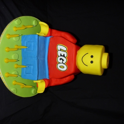 Lego Man Cake
