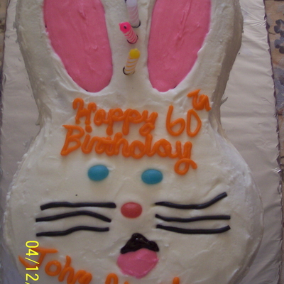 Easter Bunny / Birthday Cake In One