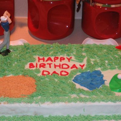 Golf Birthday Cake