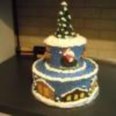 Gaudy Christmas Cake