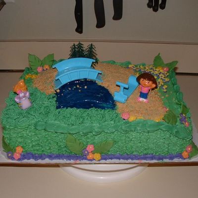Dora Birthday Cake
