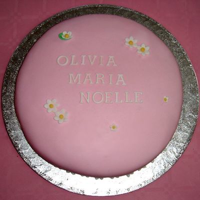 My Daughters Christening-Cake