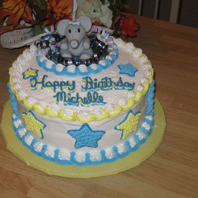 Elephant Birthday Cake