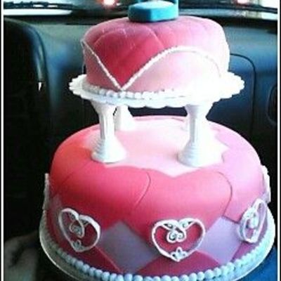 Pink Proposal Cake