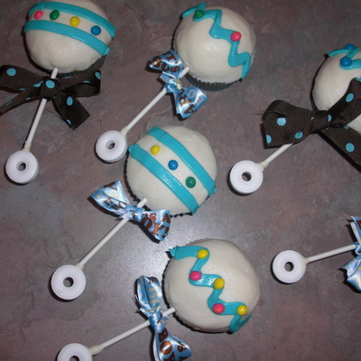 Baby Rattle Cupcakes